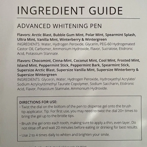 Smileactives Pro Whitening Gel Set - Blue and White - Picture 4 of 4